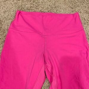 Lululemon Athletica Vivid Pink Leggings